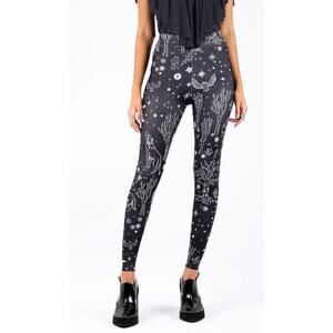BLACKMILK Nocturnal HWMF Leggings Limited Edition Size S Wolf Moon Owl Witchy